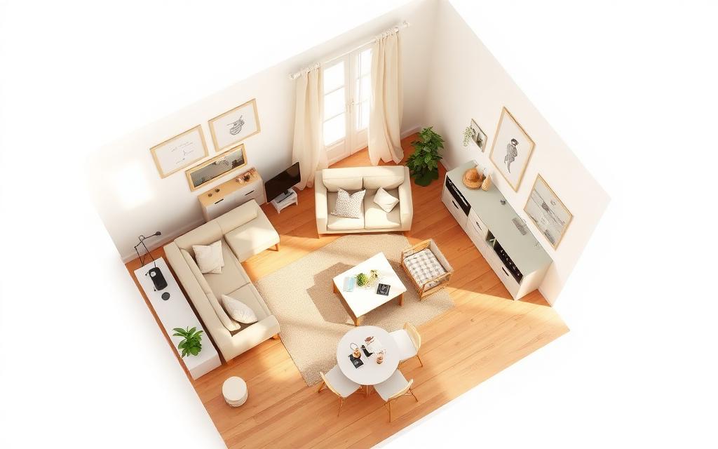Scandinavian interior render example
